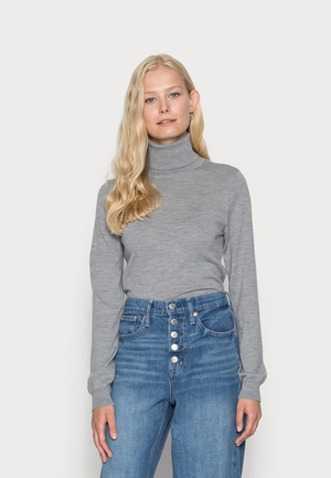 Pulls De Golf ANNA FIELD Anna Field Merino Wool Turtleneck Grise Femme | UAN-0602780